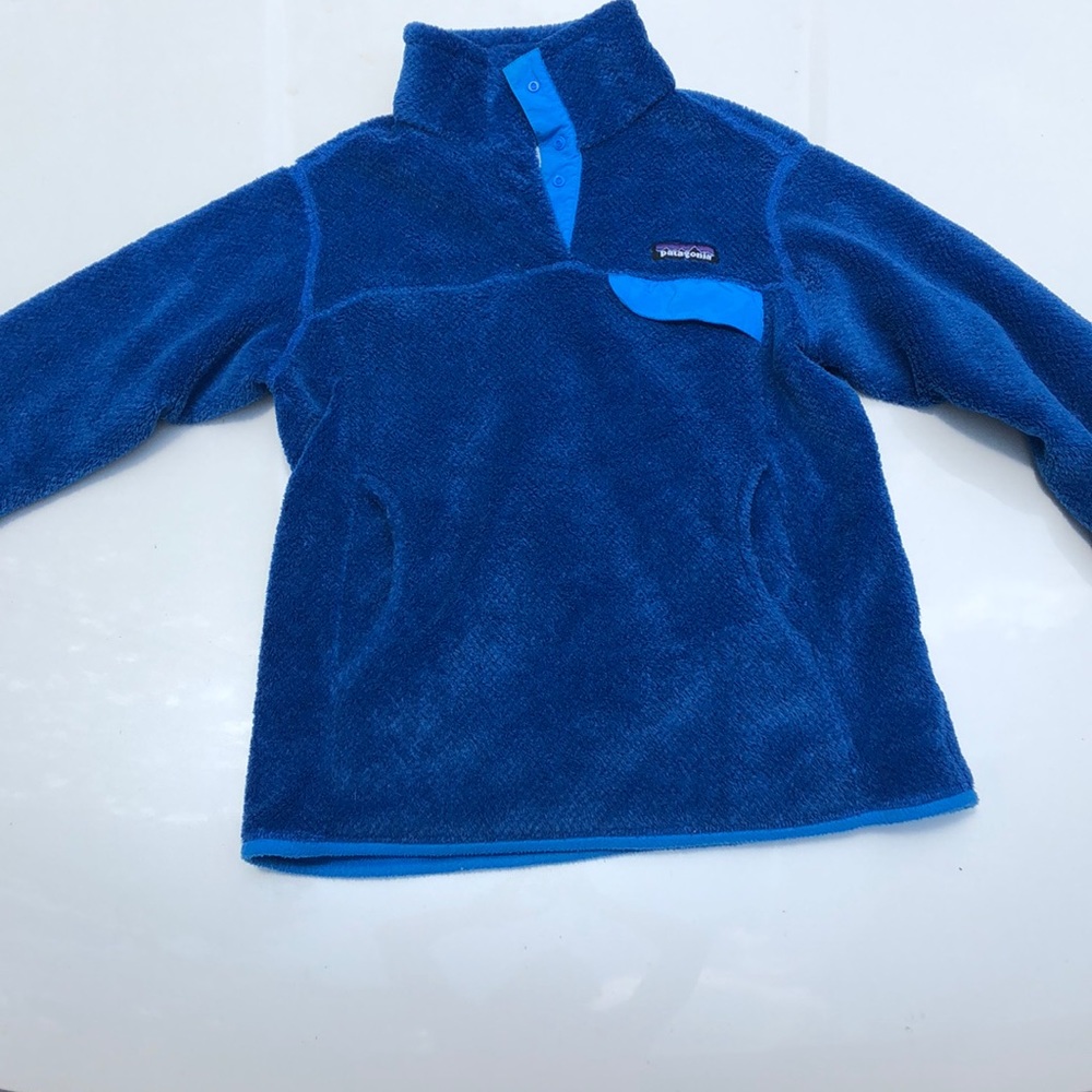 blue patagonia jacket